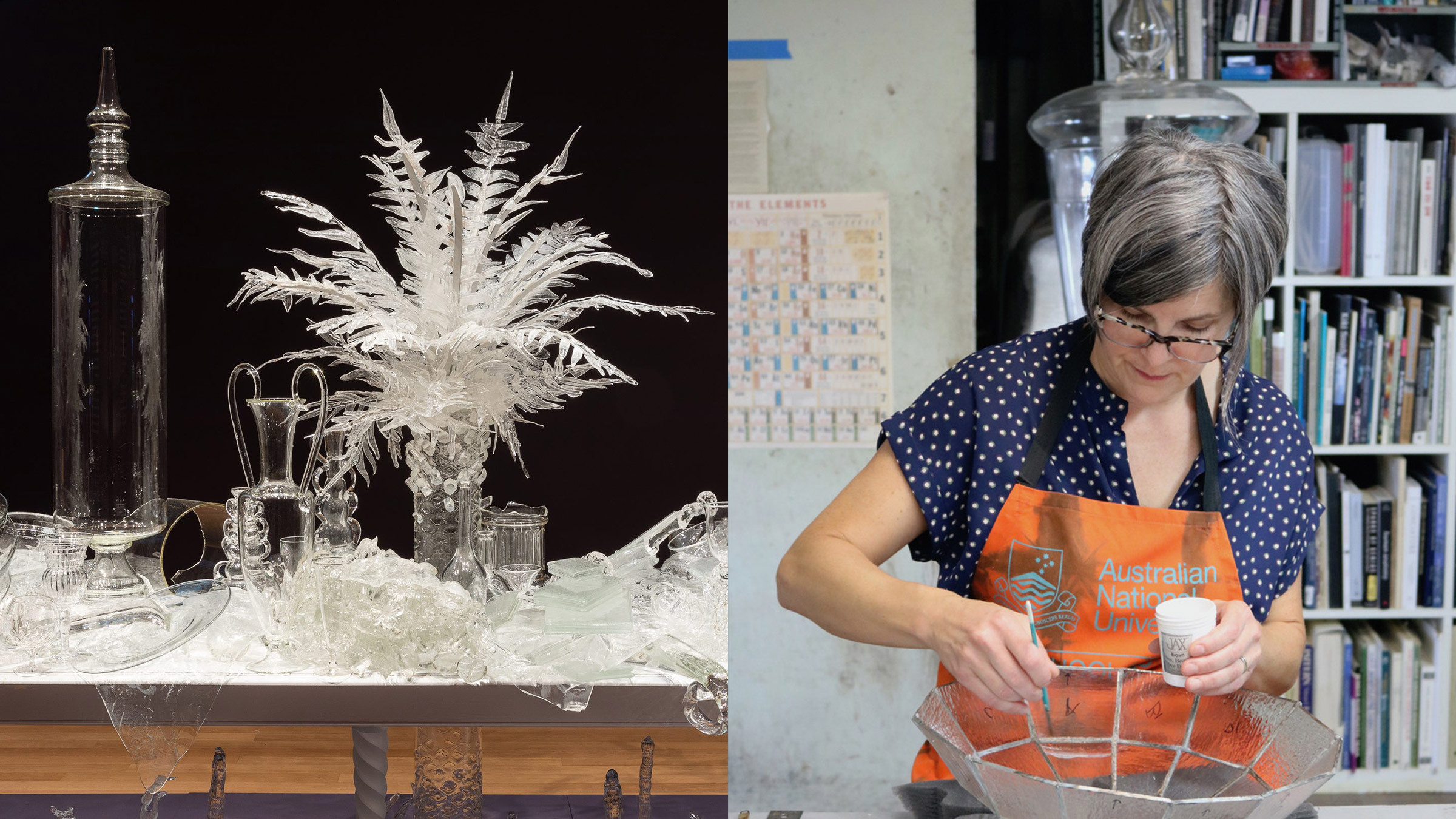 Beth Lipman in studio