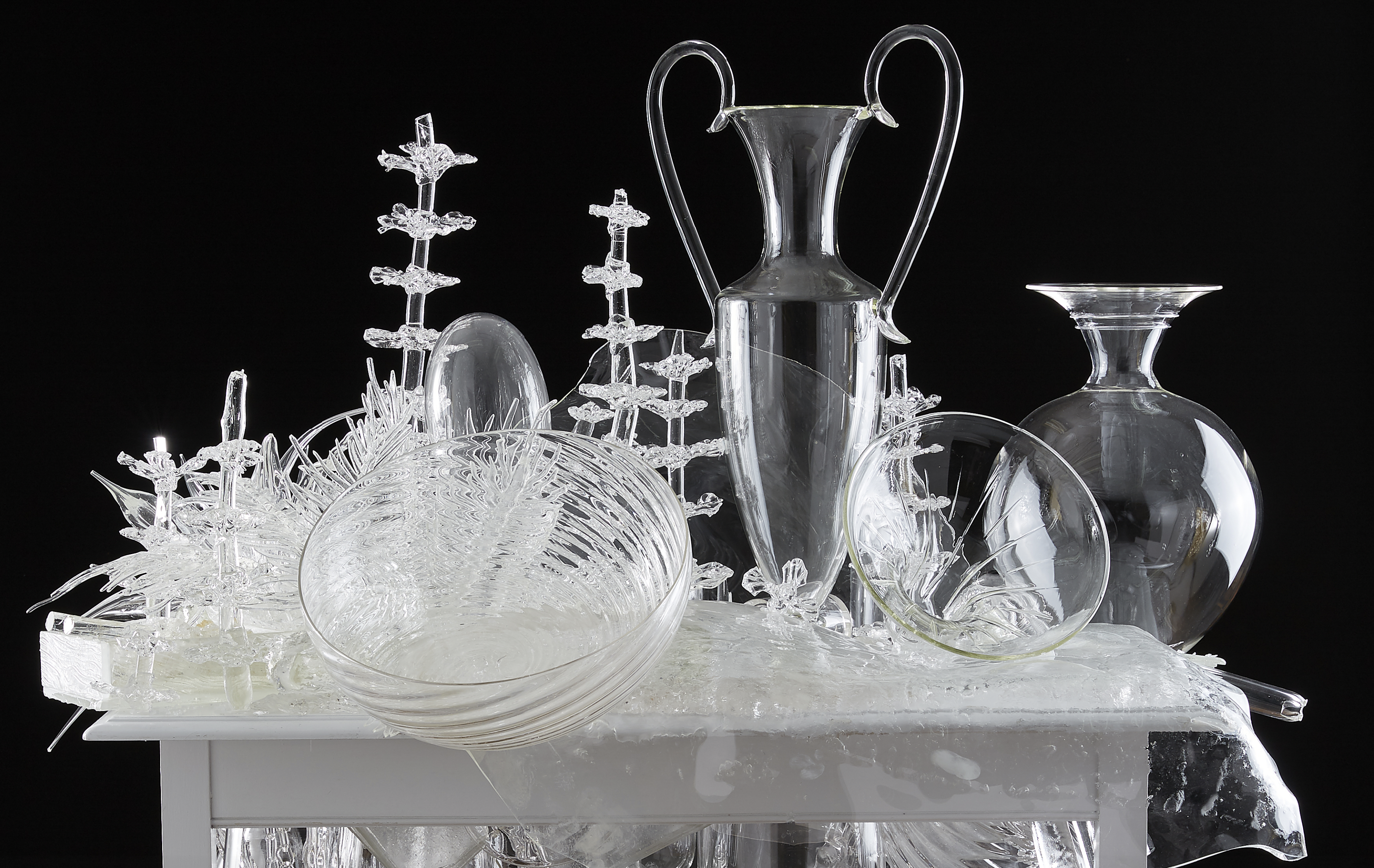 Close-up of Sphenophyllum and Chains